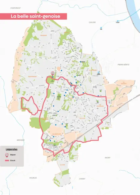 Carte de la Belle Saint-Genoise
