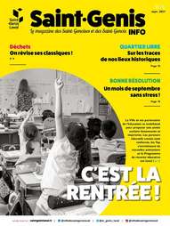 Première de couverture du Saint-Genis Info numero 76